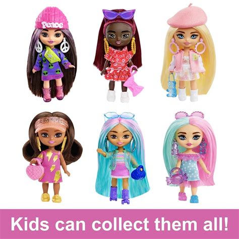 Barbie Extra Mini Minis Lalka Br Zowe W Osy Hln Hln Takwiele Pl