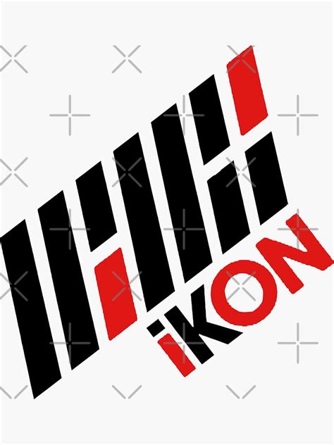 "IKON LOGO" Sticker for Sale by PepGuardi | Redbubble