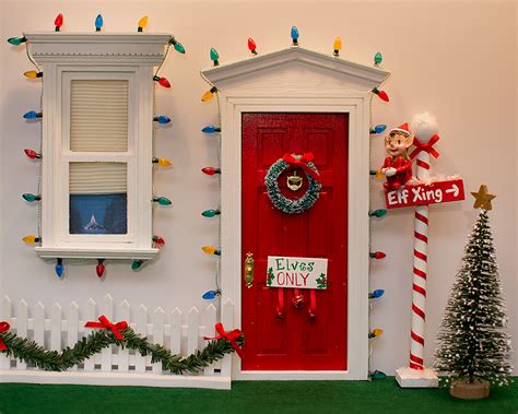 Elf On The Shelf North Pole Door Elf Door Elf On The Shelf Elf