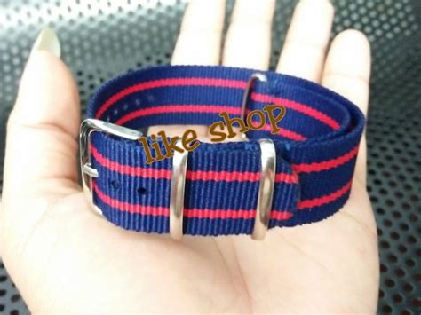 Jual Tali Strap Nato Nylon Canvas Kain Watch Jam Tangan Uk Mm Di