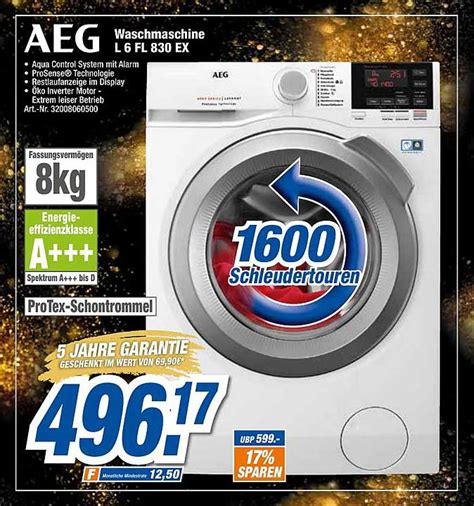 Aeg Waschmaschine L Fl Ex Angebot Bei Expert Techno Land Prospekte De