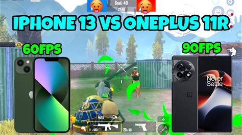 This Player Have Tdm Skills🥵🔥 Iphone 13 Vs Oneplus 11r 60fps Vs 90fps