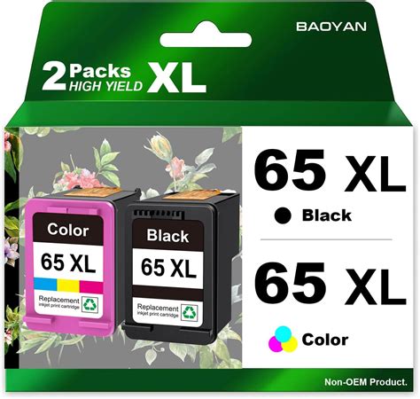 65xl Ink Cartridge Combo Pack Replacement For Hp Ink 65 Hp