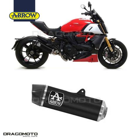 Pot échappement ARROW DUCATI DIAVEL 1260 S 2019 2020 INDY RACE Noir