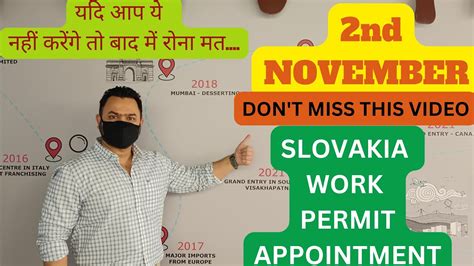 Slovakia Work Permit Appointment 2 November 2023 Your Visa Mate