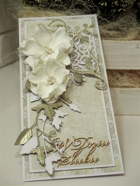 Eleganckie Scrapbooking Kartki W Dniu Lubu Kartk