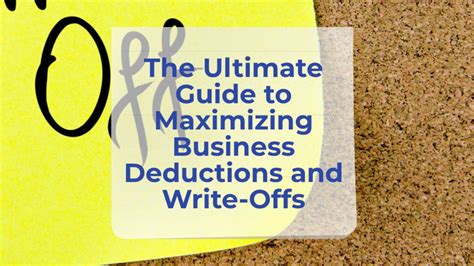 How Can I Maximize Deductions In My Business