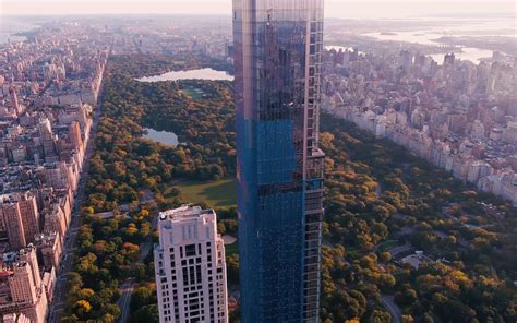 世界最高住宅——纽约中央公园塔4k航拍 Central Park Tower 4k Drone_哔哩哔哩_bilibili