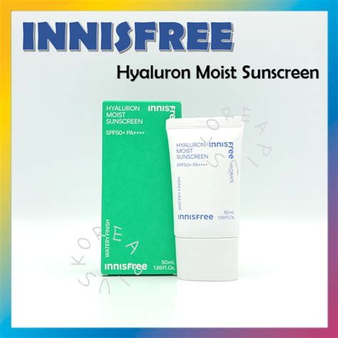 Innisfree Hyaluron Moist Sunscreen Spf Pa Ml Lazada