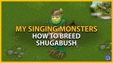 breed shugabush   singing monsters msm