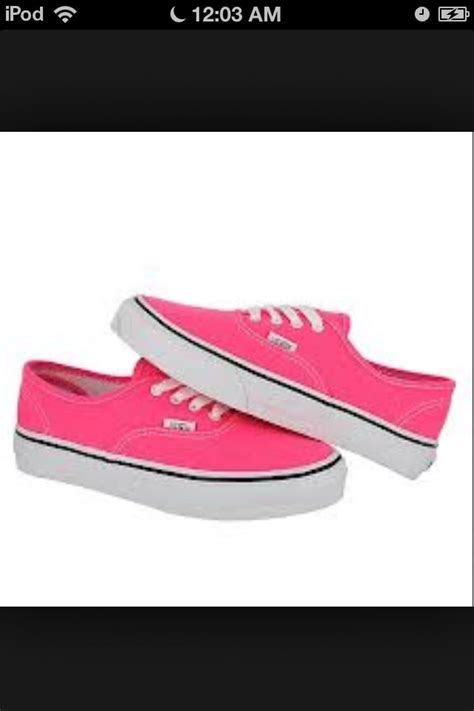 Neon Pink Vans