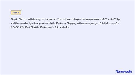 Solved A Proton Enters A Particle Accelerator With An Initial Velocity