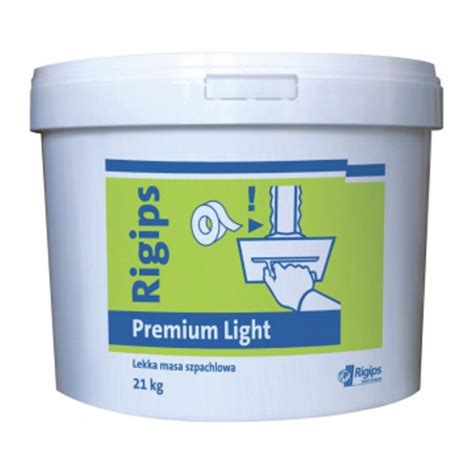 Gotowa masa gładź szpachlowa Premium Light 21 kg RIGIPS