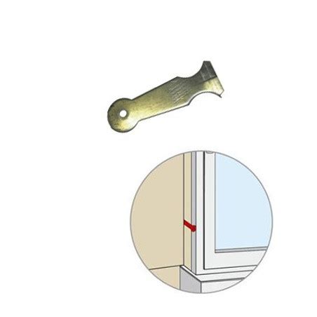 Patte de scellement zinguée à tête ronde