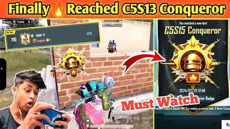 Day 11🔥 Finally Reached C5s15 Conqueror 😍 Conqueror Rank Push Tips And