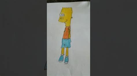 I Drew Bart Simpson Youtube