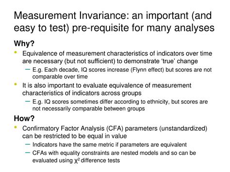 Ppt Measurement Invariance Why And How Powerpoint Presentation Free Download Id3944940