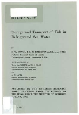 Fillable Online Dfo Mpo Gc Storage And Transport Of Fish In