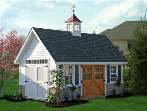 Fairfield Vinyl Cupola With Copper Roof Yardcraft Amish Crafted