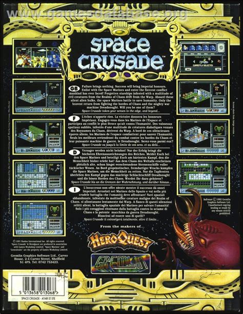 Space Crusade - Atari ST - Games Database