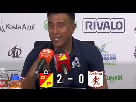 El Descaro Pereira Vs America Cesar Farias Luis Paz Rueda De Prensa