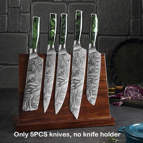 Knives Xituo Knife Set Chef Knives Láser Damasco Patrón Ultra Afilado