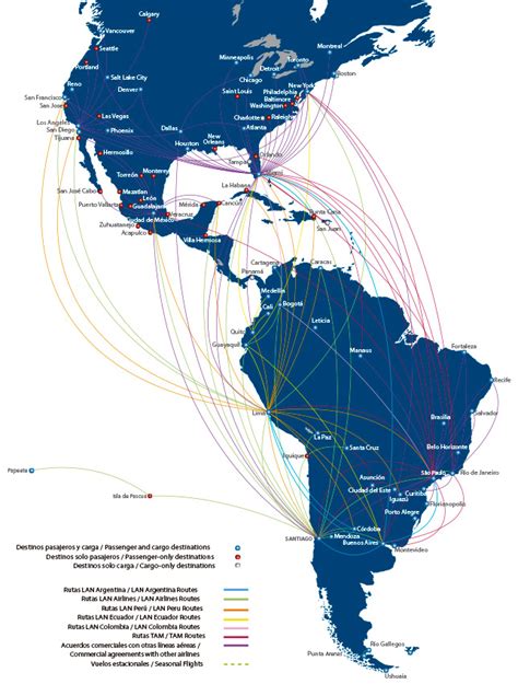 Mapa De Rutas Latam