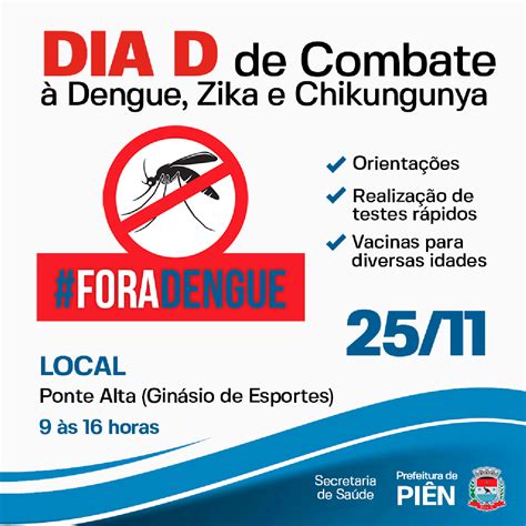 Saúde promove atividades no Dia D de Combate à Dengue Prefeitura