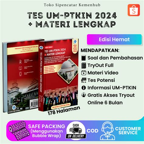 Jual New Buku Tes Um Ptkin Materi Lengkap Edisi Hemat Sesuai