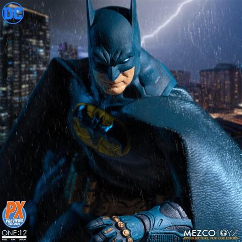 Mezco One 12 Collective PX Batman Supreme Knight Blue 4ColorHeroes