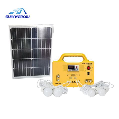 Solar Power Lighting System Kit Generator 12v 7ah With Solar Panel China Pv Solar Lighting