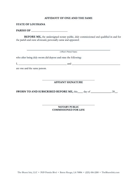 Affidavit One Same Affiant Public Fill Out Sign Online DocHub