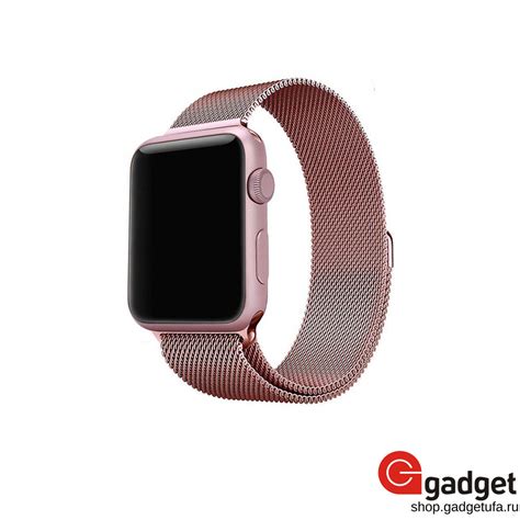 Купить ремешок для Apple Watch 38/40mm миланский сетчатый розовый по ...
