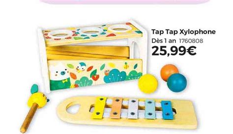 Promo Tap Tap Xylophone Chez Picwictoys Icatalogue Fr