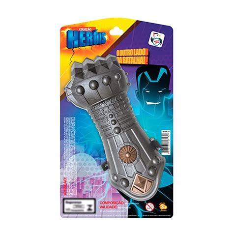 Luva Do Thanos De Brinquedo - Luva Manopla Infinita Thanos Brinquedo com haste de fixação | Shopee Brasil