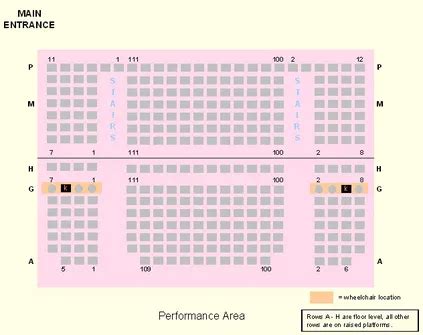 Warner Theatre Seating Maps Torrington CT