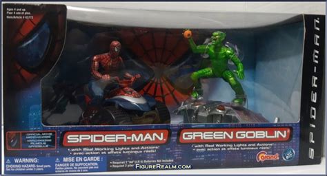 Spider Man Vs Green Goblin Spider Man Movie Bump Go Cycle Toy