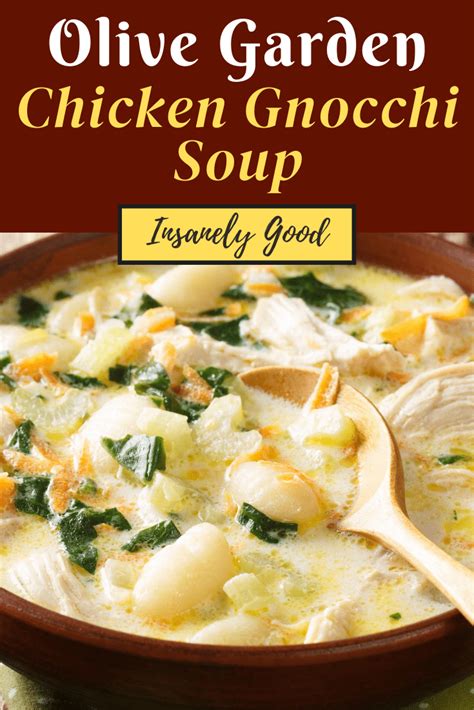 Olive Garden Chicken Gnocchi Soup (Copycat Recipe) - Insanely Good