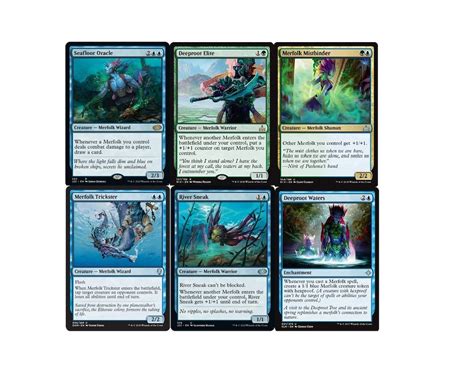 Merfolk Strong60 Card Magic The Gathering Deck Mtg Seafloor Oracle