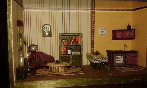 Miniature Roombox Dolls House Scale 148 Apartment Etsy Miniature