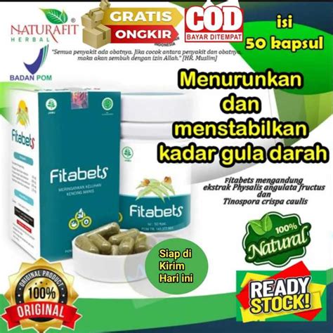 Fitabets Obat Diabetes Herbal Paling Ampuh Obat Kencing Manis Obat