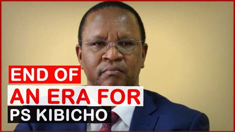 End Of An Era Ps Karanja Kibicho Hands Over Power News54 Youtube