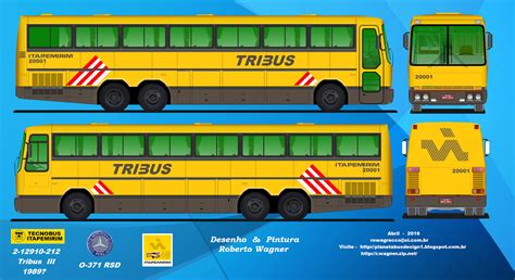 Planeta Bus Design Viação Itapemirim Tecnobus Tribus III