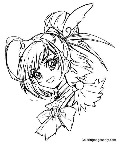 Kelsey Glitter Force Sunny Coloring Page Glitter Force Coloring