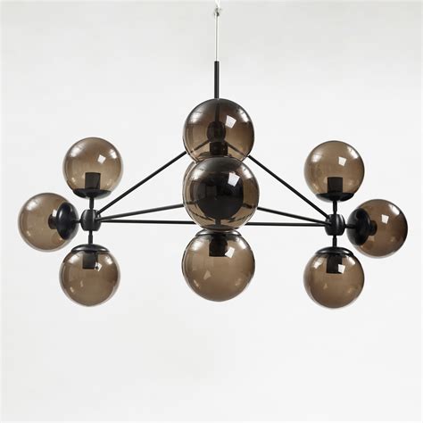 Modo Chandelier Sided Globes Designed By Jason Miller For Roll