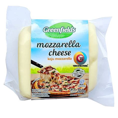 Jual Mozzarella Cheese Keju Mozarela Greenfield Greenfields 200 Gr