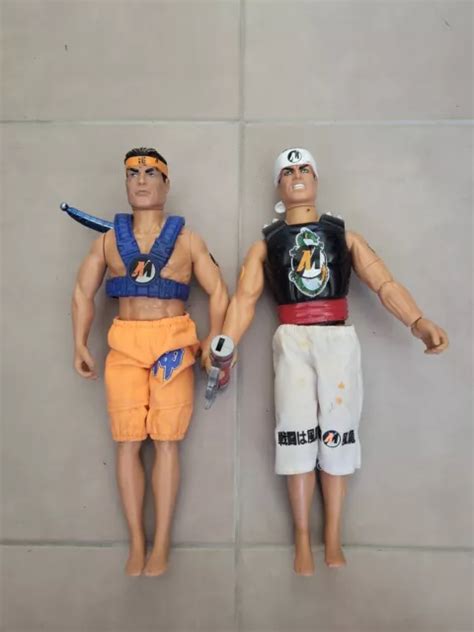 Lot 2 Hasbro Action Man Super Samurai 1995 Super Ninja 1998 Eur 12