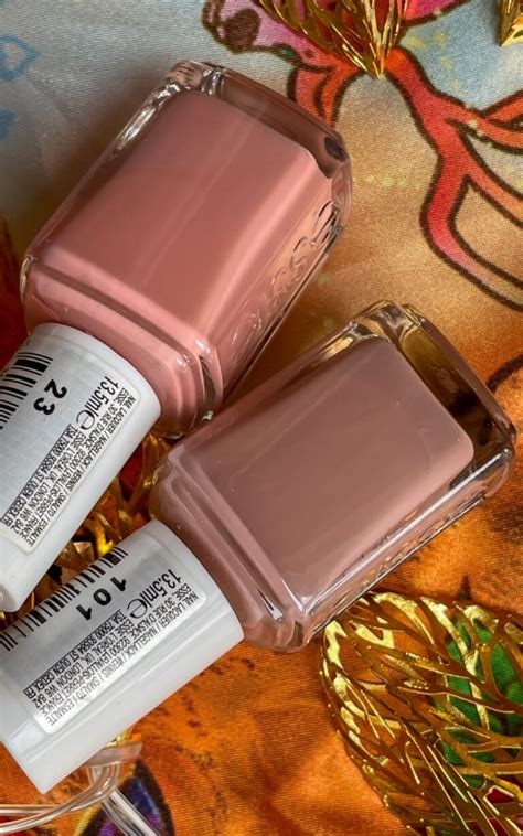 Nude Nails Essie Lady Like Vs Eternal Optimist Swatches Sammie Etc