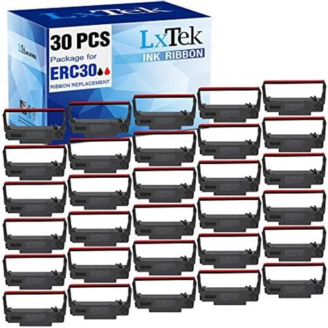 Amazon LxTek 30 Pack Compatible Ribbon Replacement For ERC 30 ERC