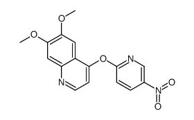 6 7 Dimetoxi 4 5 Nitropiridin 2 Il Oxiquinolina CAS 417721 28 9